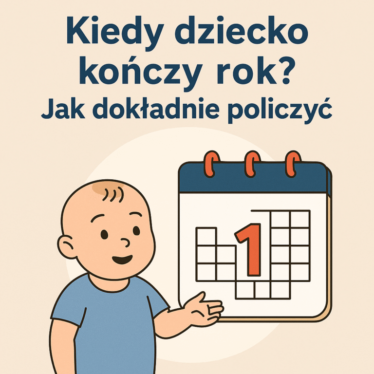 Kiedy dziecko kończy rok?