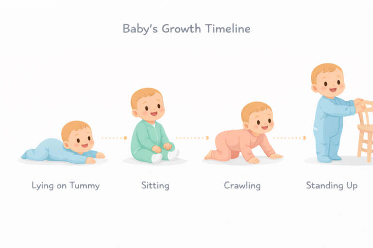 Kiedy dziecko siada, raczkuje i chodzi? Wielki kalendarz rozwoju ruchowego