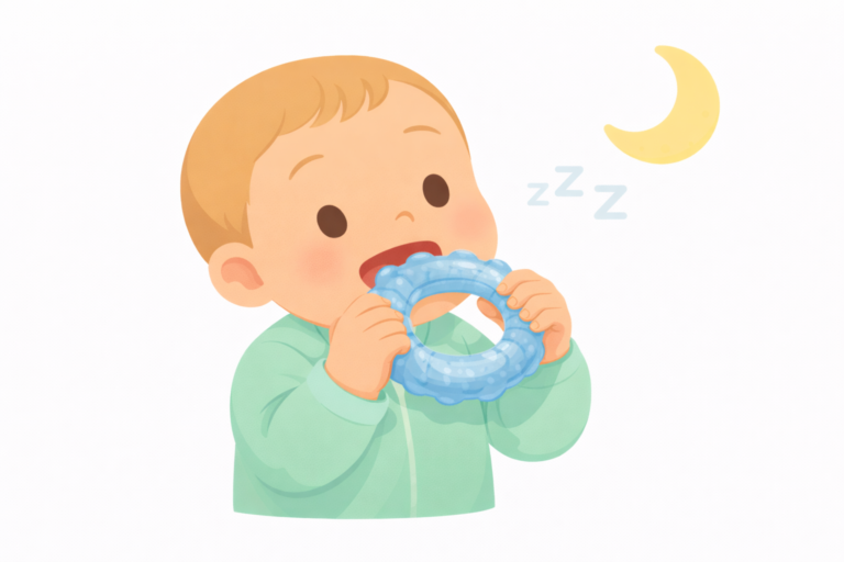 Kalendarz ząbkowania – kiedy wychodzą pierwsze zęby i jak to wpływa na sen?